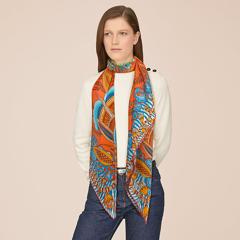 Flowers of South Africa scarf 140 | Hermès Singapore